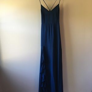 LULU’S Spaghetti Strap Slit Dress!